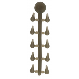 Fox Zarážky Edges Naturals Powergrip Hook Beads 20 ks