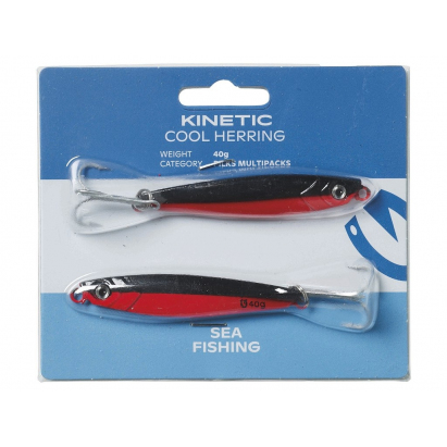 Kinetic Pilkr Cool Herring Black / Red 2 ks Kinetic Pilkr Cool Herring Black / Red 2 ks
