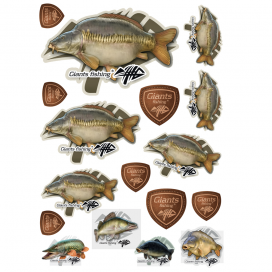 Giants fishing Mix nálepiek Giants Fishing Kapor riadkovač ( 10ks )