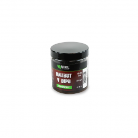 Nikl Black halibut pelety v dipu Strawberry 15+20mm, 250ml