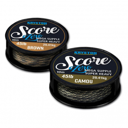 Kryston olovené šnúrky - Score Zero Leadfree 45lb 10m matt brown Kryston olovené šnúrky - Score Zero Leadfree 45lb 10m matt brown