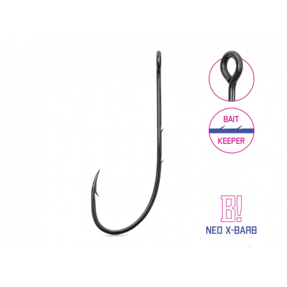 Delphin Háčiky Na Čeburašku B! NEO X-Barb 8 ks 3/0