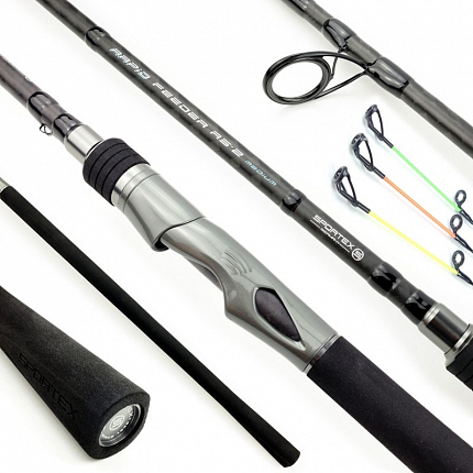 Sportex Prut Rapid Feeder RS-2 Medium 3,9 m 80-150 g 3 díl