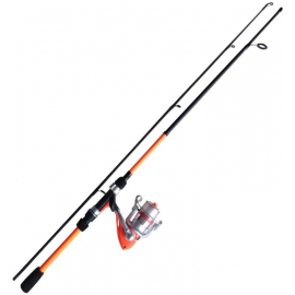 Dam Detský set Vibe Combo 1,8 m 5-20 g + Navijak Oranžová
