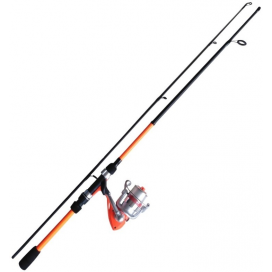 Dam Detský set Vibe Combo 1,8 m 5-20 g + Navijak Oranžová