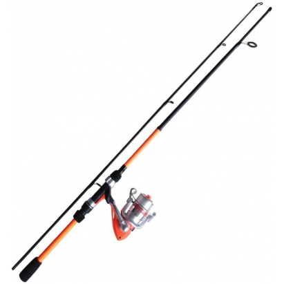 Dam Detský set Vibe Combo 1,8 m 5-20 g + Navijak Oranžová
