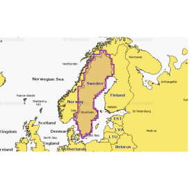 Navionics+ Švédsko jezera a řeky