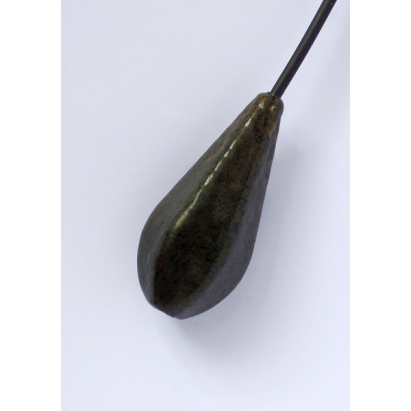 Rybářská zátěž průběžná HRUŠKA / pear váha 100g/1k