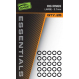 Fox Krúžky Edges Essentials Rig Rings 25 ks 2.5mm small x 25