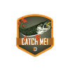 Nálepka Delphin Catch! ŠTIKA