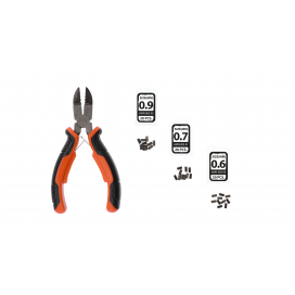 Mikado kliešte crimp tool set pripevnenie guličiek 1 ks