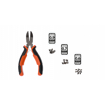 Mikado kliešte crimp tool set pripevnenie guličiek 1 ks Mikado kliešte crimp tool set pripevnenie guličiek 1 ks