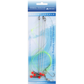 Mikado morský náväzec steel boom rig háčik 4 1 ks