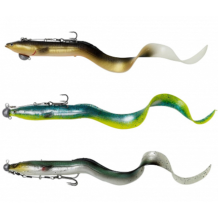 Savage Gear Gumová Nástraha 3D Real Eel Bulk Dirty Eel
