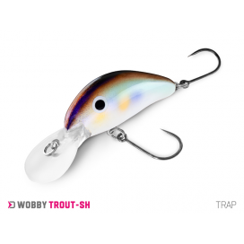 Delphin Wobler WOBBY TROUT-SH Trap 4 cm 4 g Delphin Wobler WOBBY TROUT-SH Trap 4 cm 4 g