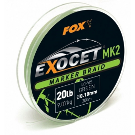 Exocet MK2 Spod & Marker Braid - 0.18mm/20lb x300m MARKER -Zelená Exocet MK2 Spod & Marker Braid - 0.18mm/20lb x300m MARKER -Zelená