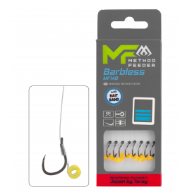 Mikado Návazec Mf Mf14 S Gumkou Háček Bez Protihrotu 4 / Vlasec: 0.28mm/10cm 8 Ks