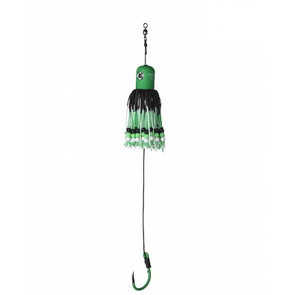 MADC clonky Teaser A-STATIC 100g s jedným háčikom 8/0 Green
