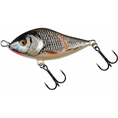 Salmo Wobler Slider Sinking Wounded Real Grey Shiner Salmo Wobler Slider Sinking Wounded Real Grey Shiner