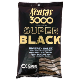 Sensas Kŕmenie 3000 Dark Salty Riviere (rieka-čierna-slaná) 1kg