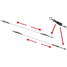 Filfishing Feeder Guma Links a Quick Change Swivel