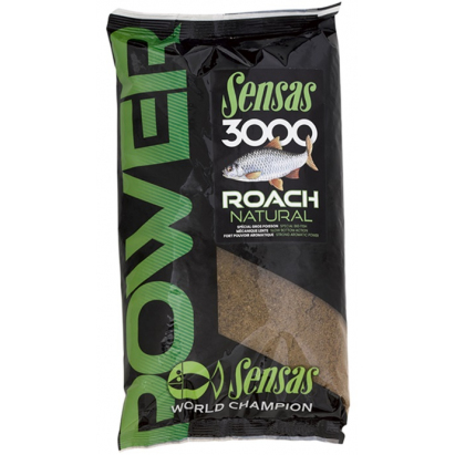 Sensas 3000 Power Roach Natural plotice 1kg Sensas 3000 Power Roach Natural plotice 1kg