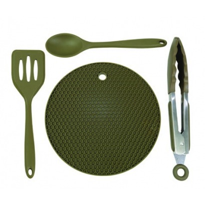 Nikl Trakker Products Trakker Silikónový, kuchynský riad - Armolife Silicone Utensil Set