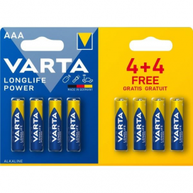VARTA Alkaline Battery AAA (4+4 Zadarmo)