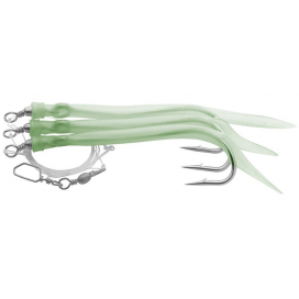 Aquantic Návazec 3er Gummi Makk System Zelená 130 cm 8/0 Aquantic Návazec 3er Gummi Makk System Zelená 130 cm 8/0