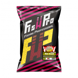 Fish Pro zmes do kŕmnej rakety Carp Bomb med–cesnak 1kg