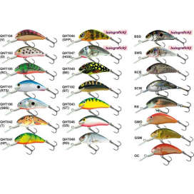 Salmo rybárske woblery Hornet H5F farba GFP