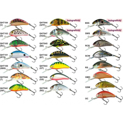 Salmo rybárske woblery Hornet H5F farba GFP Salmo rybárske woblery Hornet H5F farba GFP