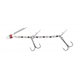 Mikado stinger jaws double evo stinger xl 30kg trojháčiky veľ. 2/0 2 ks Mikado stinger jaws double evo stinger xl 30kg trojháčiky veľ. 2/0 2 ks