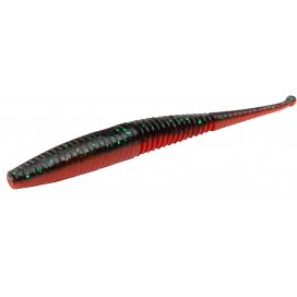 Mikado Nástraha Mcraft Wiggly Worm 50mm / Red Black 10 Ks