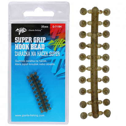 Giants fishing Zarážka na háček Super Grip Hook Bead 20ks Giants fishing Zarážka na háček Super Grip Hook Bead 20ks
