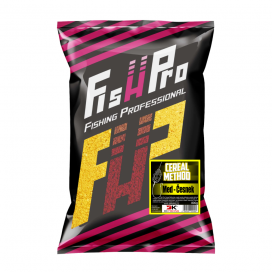 Fish Pro kŕmna zmes Cereal Method med-cesnak 800g