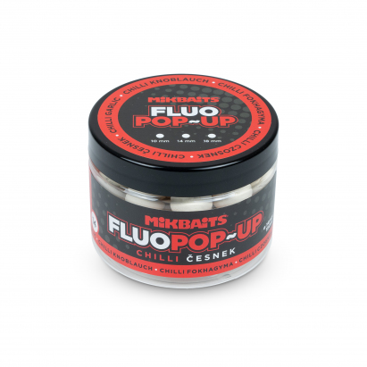 Plávajúce fluo boilie 150ml - Chilli Cesnak 14mm