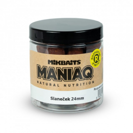 Mikbaits ManiaQ boilie rozpustné 250ml - Slaneček 24mm