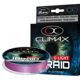 Pletená šnúra Climax iBraid U-Light fluo-fialová 135m Priemer: 0,06mm / 4,5kg Pletená šnúra Climax iBraid U-Light fluo-fialová 135m Priemer: 0,06mm / 4,5kg