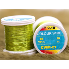 Hends krúžkovací drôtik Colour Wire 0,09mm 21,6m Chartreuse