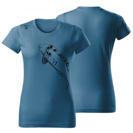 Giants fishing Tričko dámske modré Plávajúci kapor|veľ. S