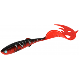 Mikado nástraha sicario pike tail 14cm/red tiger 2 ks