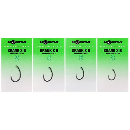 Korda Háčky Essentials Krank X Barbless 10 ks