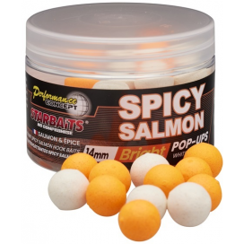 Starbaits Plovoucí Boilies Pop Up Bright Spicy Salmon 50g Starbaits Plovoucí Boilies Pop Up Bright Spicy Salmon 50g