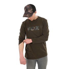 Fox Tričko Khaki Camo LS