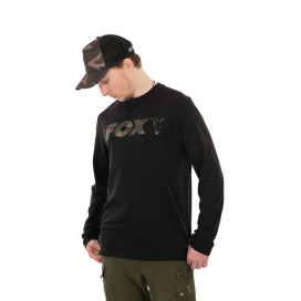 Fox Tričko Black Camo LS