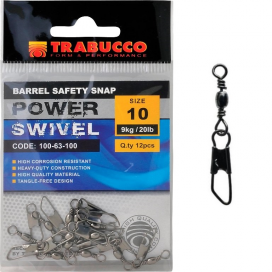 Trabucco karabínka s obratlíkom Barrel Safety Snap 12ks | veľ.14 (7kg)