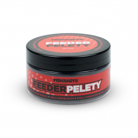 Mikbaits Feeder pelety Chilli Cesnak 100ml 10mm