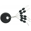 Sensas Zarážky Black Oval S (10ks)