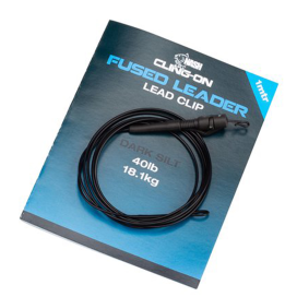 Nash Montáž Fused Lead Clip Leader Weed 1m